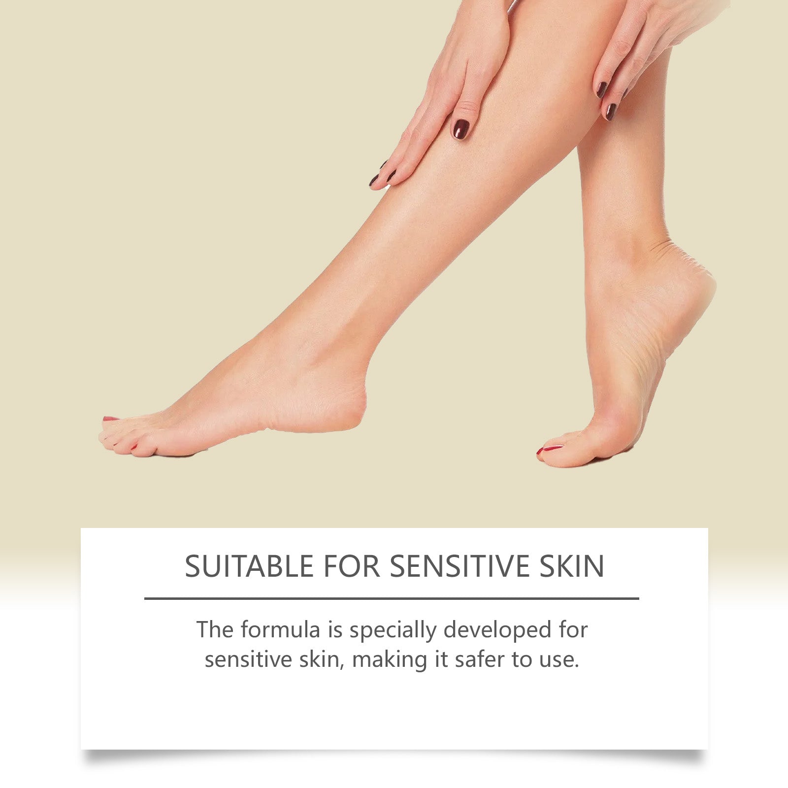 Body Care Soothing Cream for Leg Discomfort, Daily Moisturizer, Gentle Massage Treatment ,100g