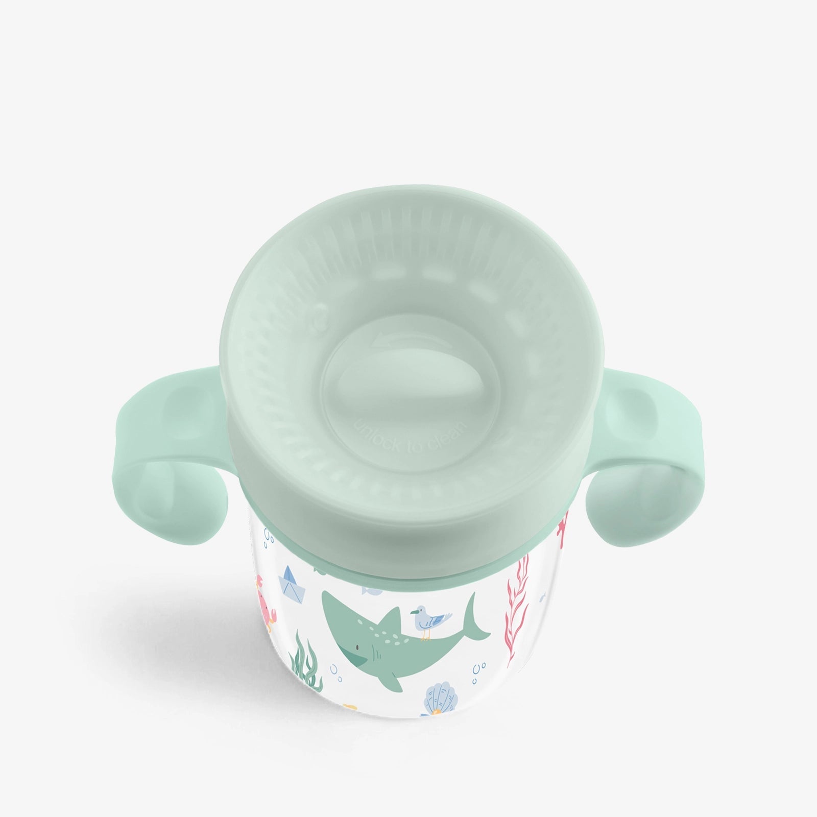 360 Drinking Cup 300ml Deep Sea Mint-Kikkaboo