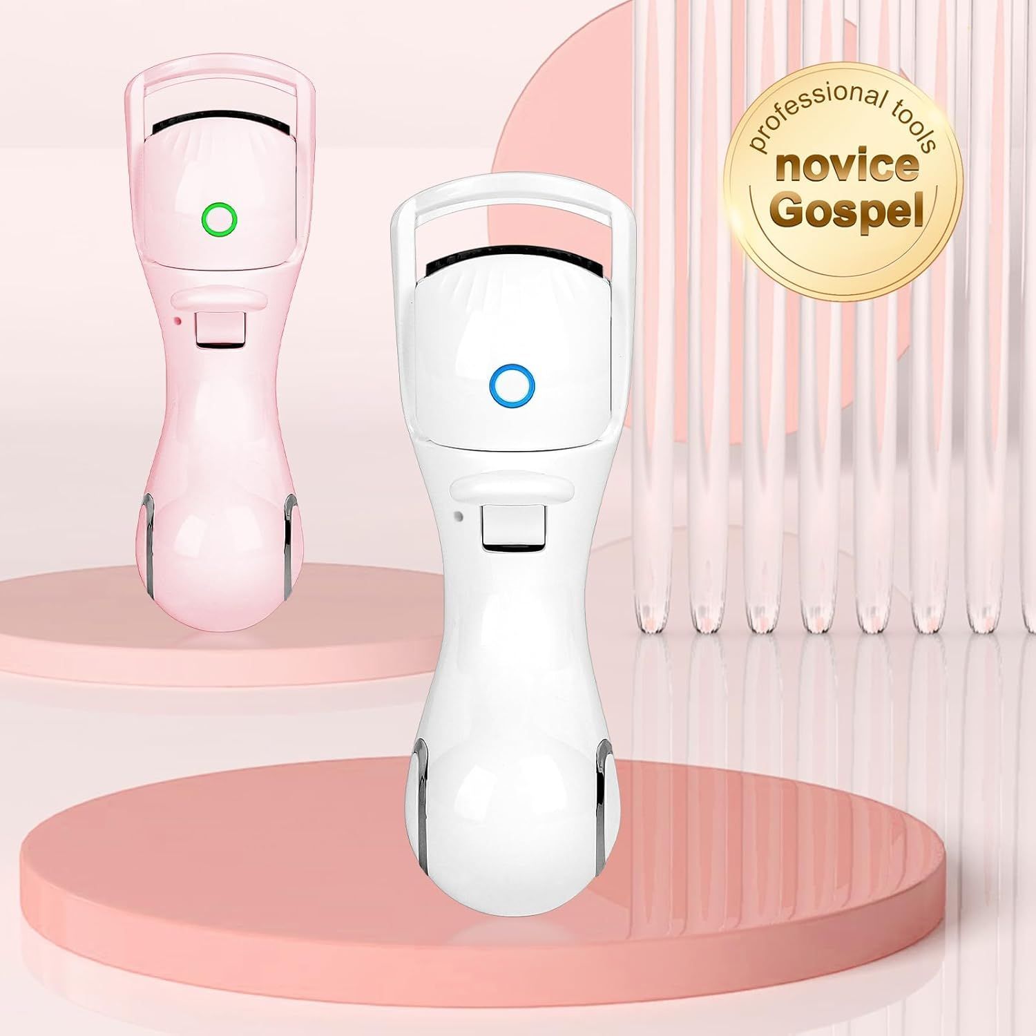 Heated Eyelash Curler Rechargeable Electric Eyelash Curler Lash Curling Tool