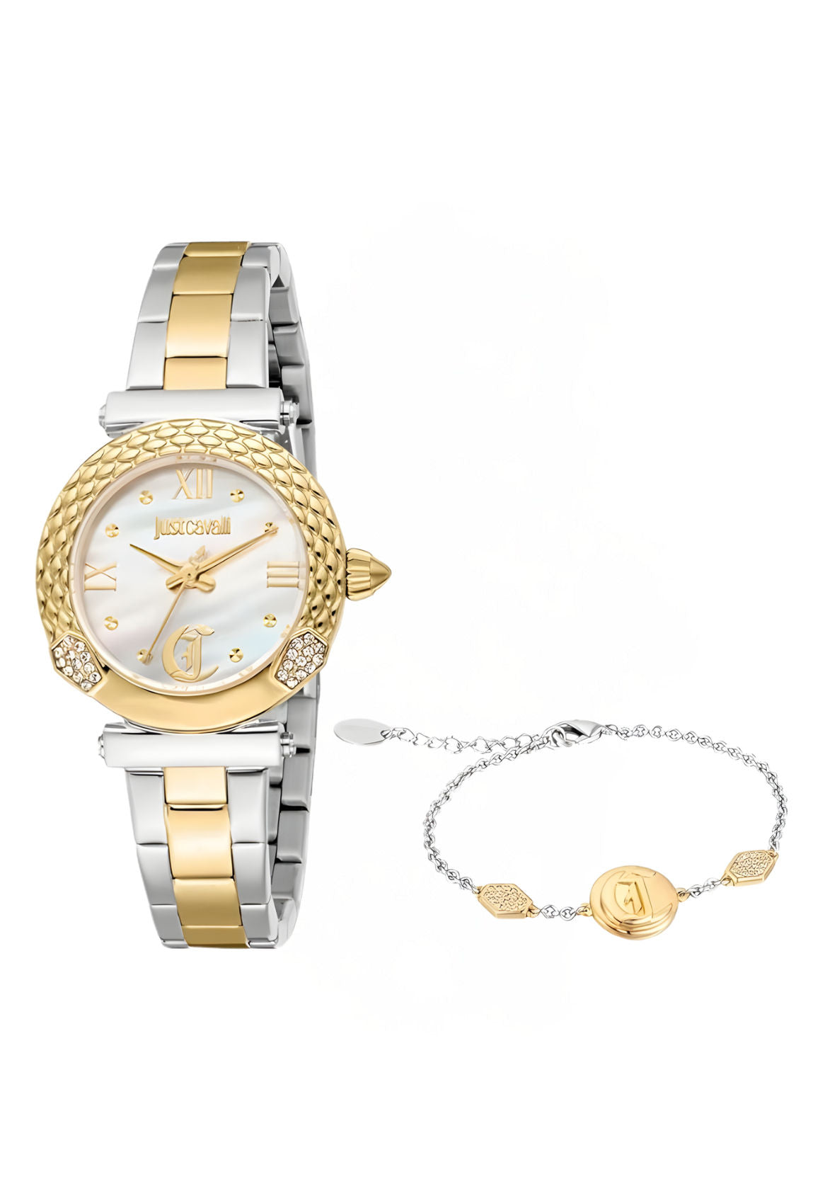 Just Cavalli SET watch - LAD SS WHT