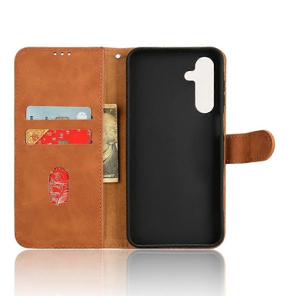 For Samsung Galaxy A16 5G Leather Case Skin-Feel Anti-Drop Wallet Flip Phone Cover