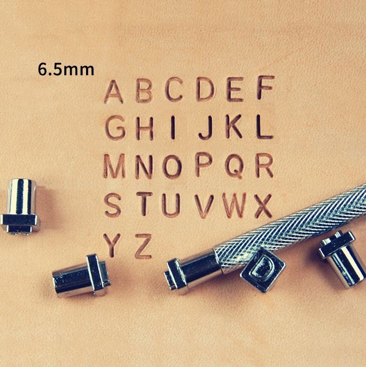 36pcs Leather Stamp Tools Alphabet Letter Number Metal Punch Set Logo Stamp Craft Tool