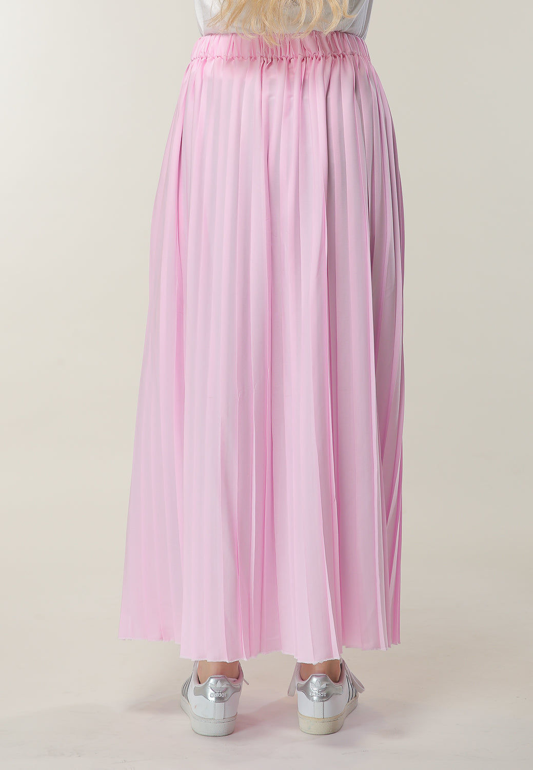 MOiSTREET Pink Pleated Skirt