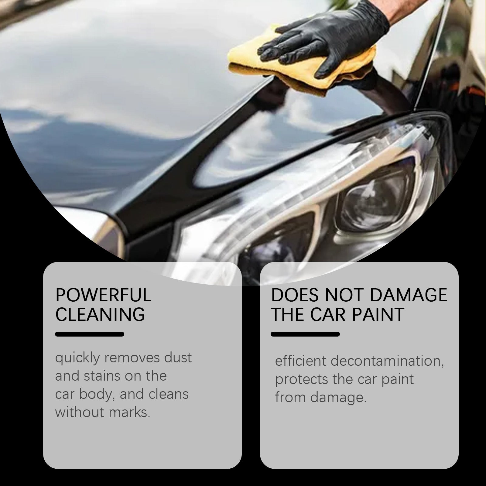 Car Care Spray, Quick Dust & Dirt Removal, Safe Paint Protection, Easy to Use ,1set