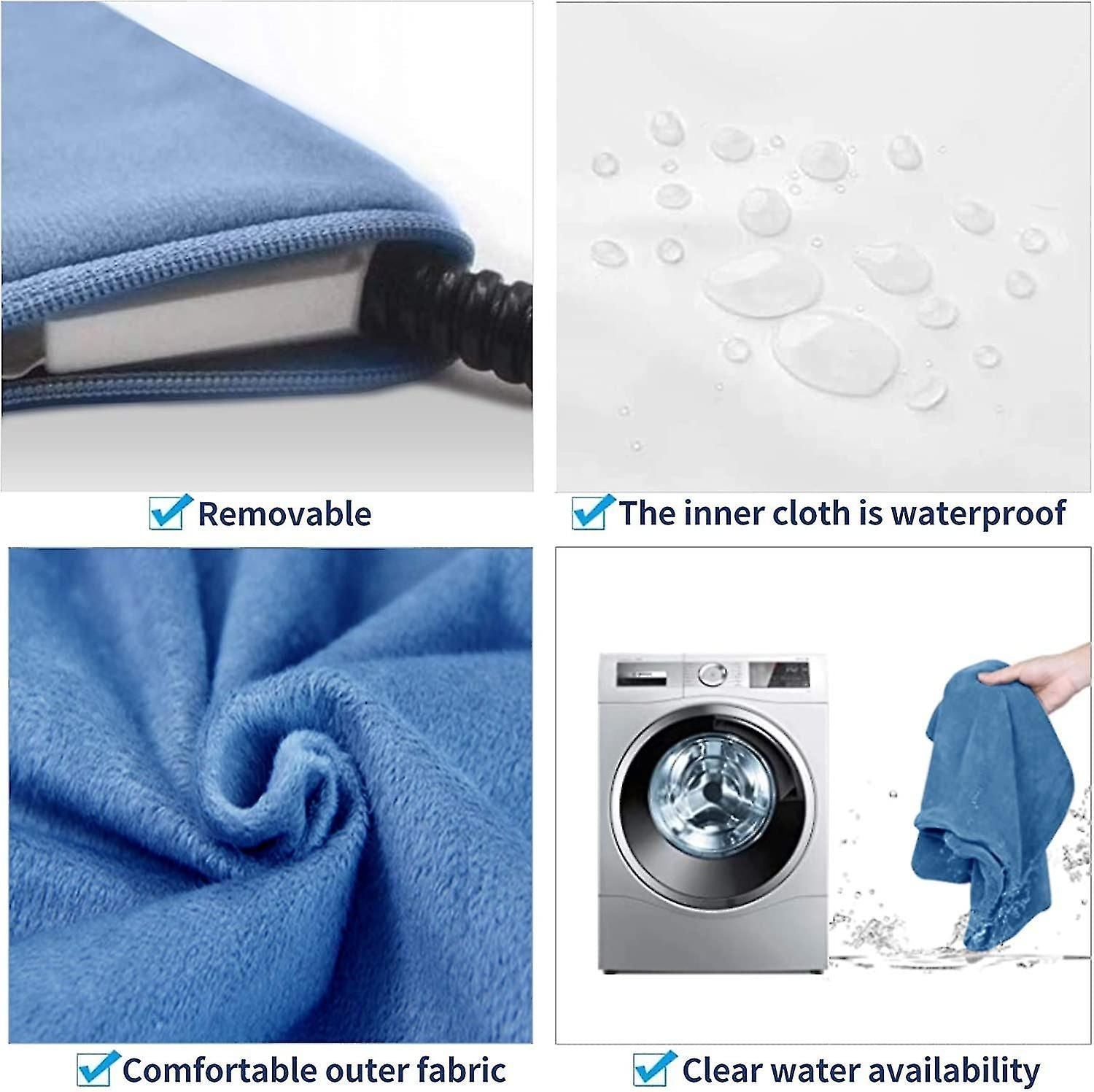 Pet Heating Pad For Cats Dogs With 10 Adjustable Temperature And 4 Adjustable Timer Heated Cat Bed Electric Blanket Chew Resistant Dog Crate Mattress