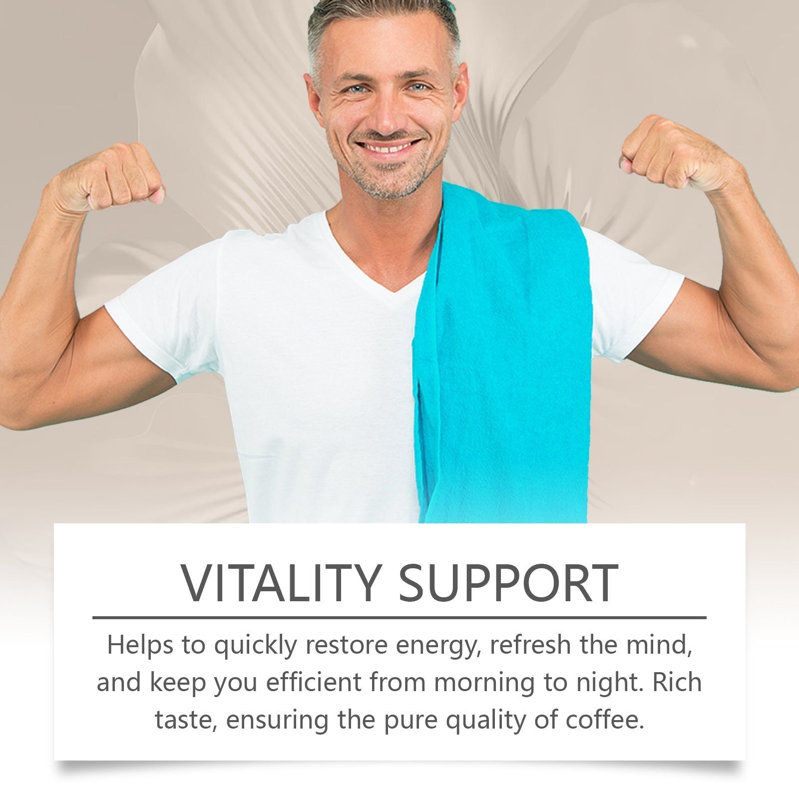 Boost Your Immunity with Delicious Instant Coffee Powder, Low Calories, Easy to Prepare ,30g