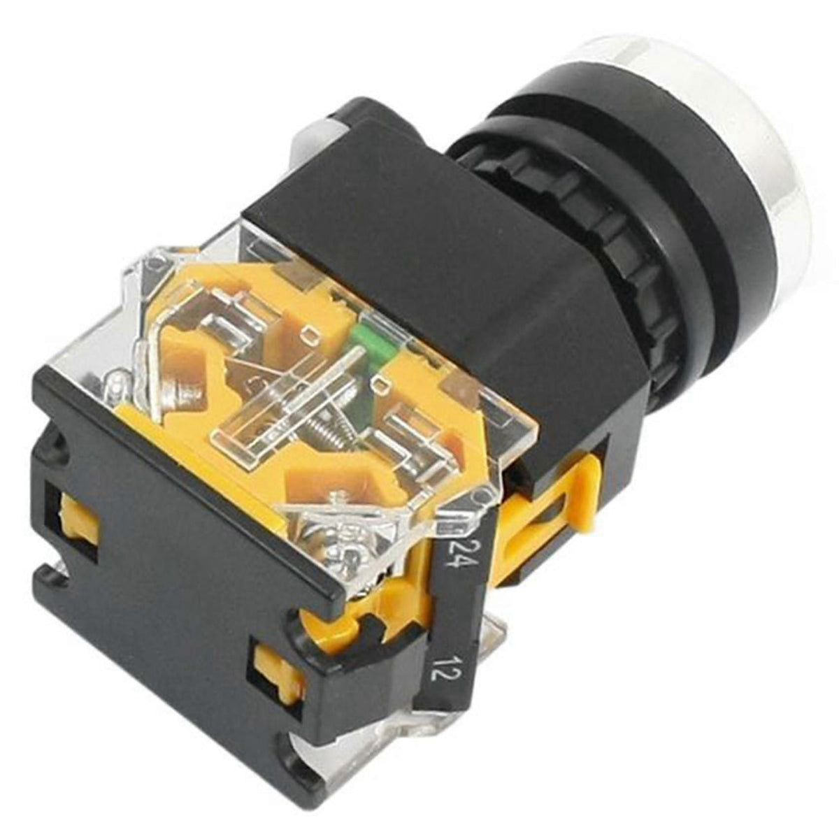 10pcs 22mm Momentary Push Button Switch 10A 380V DPST