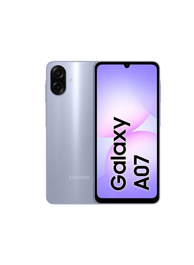 Samsung Galaxy A07 Dual SIM Light Violet 4GB 128GB 4G - Middle East Version
