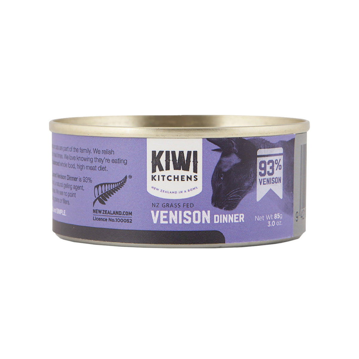 Kiwi Kitchens Grass Fed Venison Dinner Canned Wet Cat Food