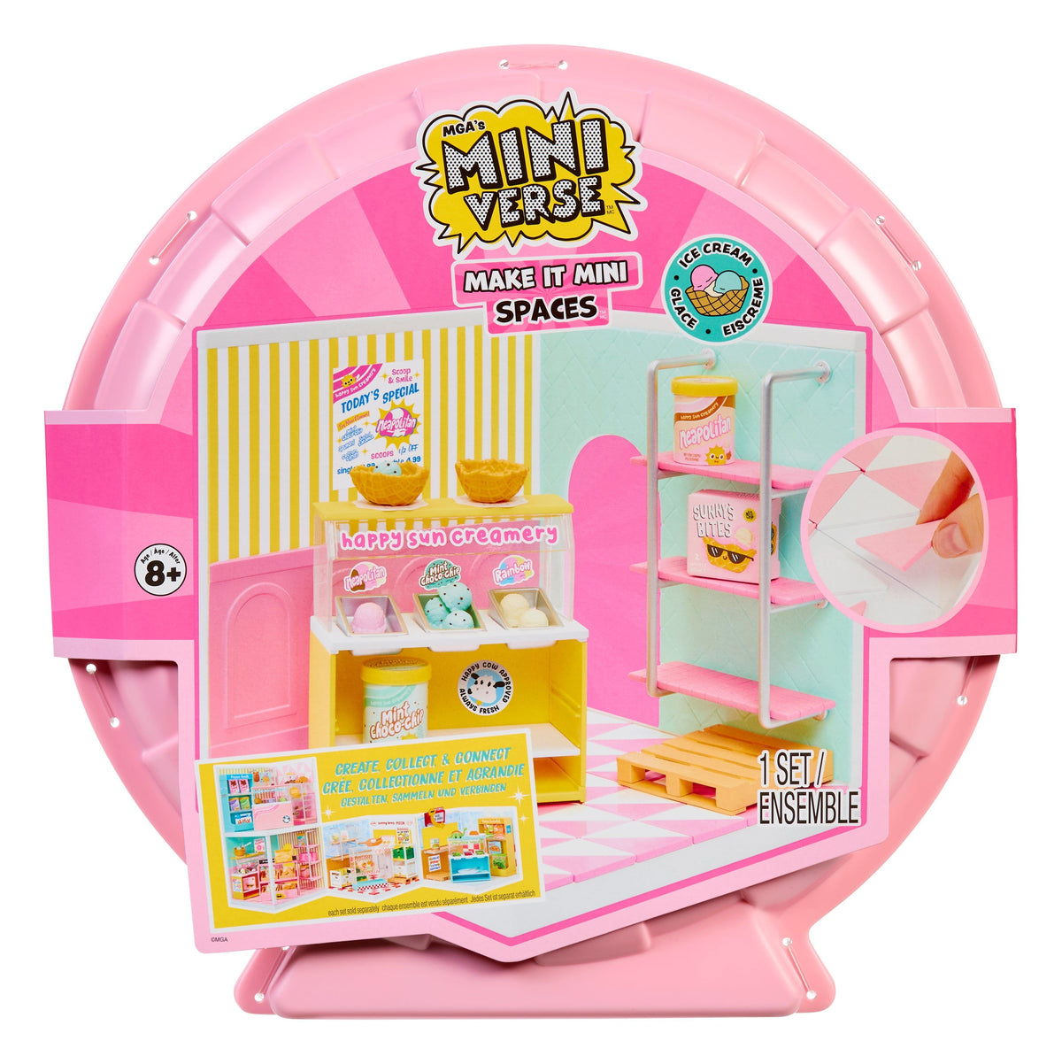MGA's Miniverse Spaces Starter Pack Pink