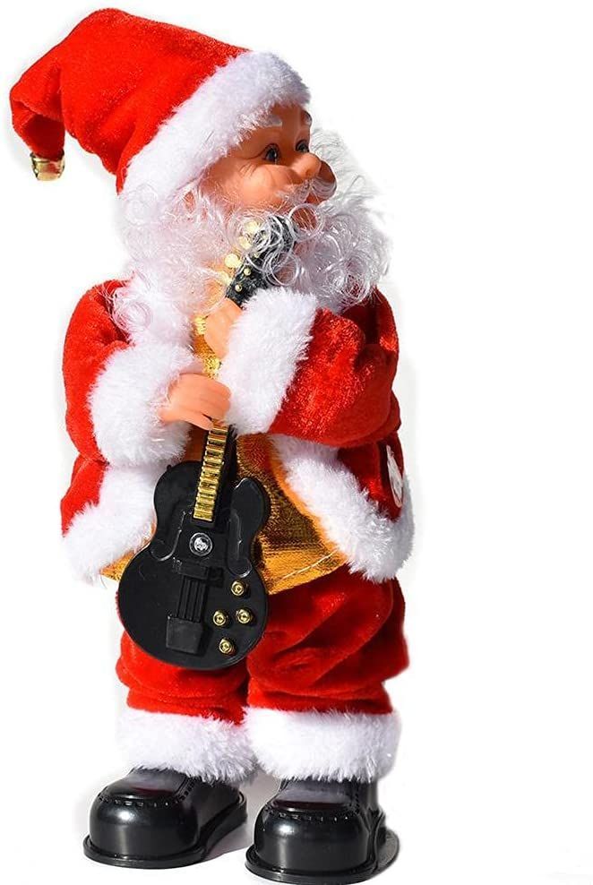 Electric Christmas Santa Claus Toy Hip Shaking Dancing Xmas Santa Dolls Kids Gift
