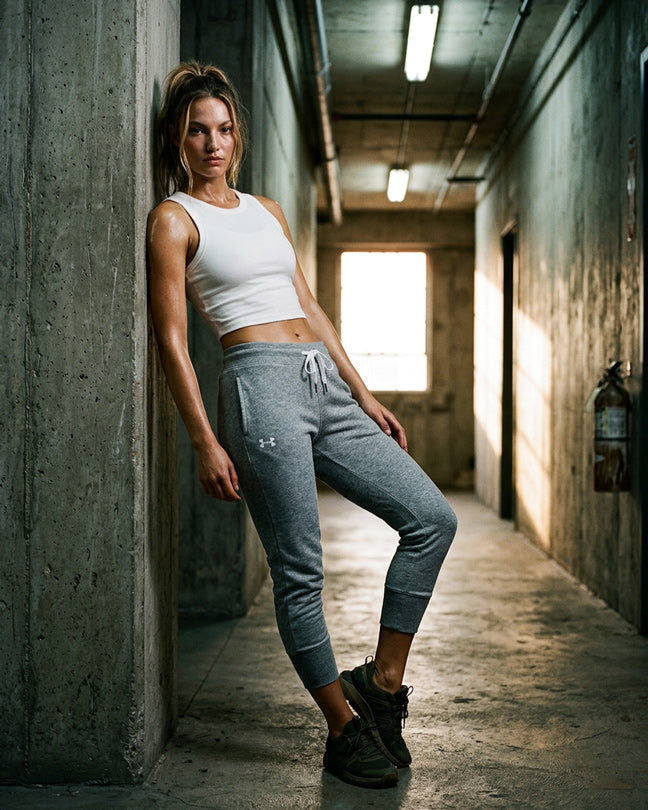 Under Armour light gray jogger
