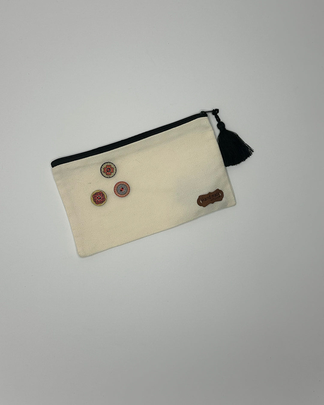 Hartouka Ivory Bloom Pouch