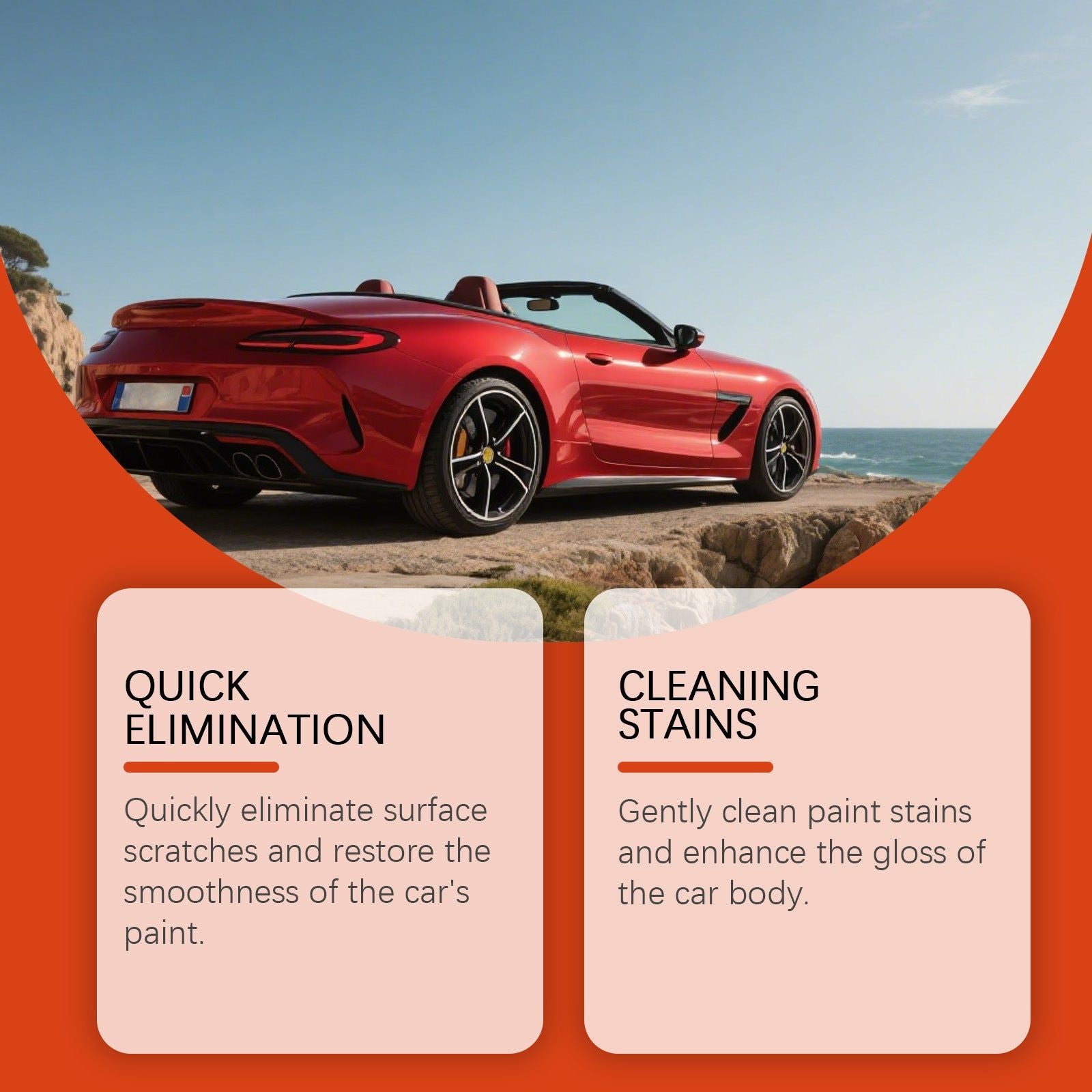 Car Scratch Care Set, Quick Scratch Repair, Car Paint Restoration, Easy Polishing ,1set