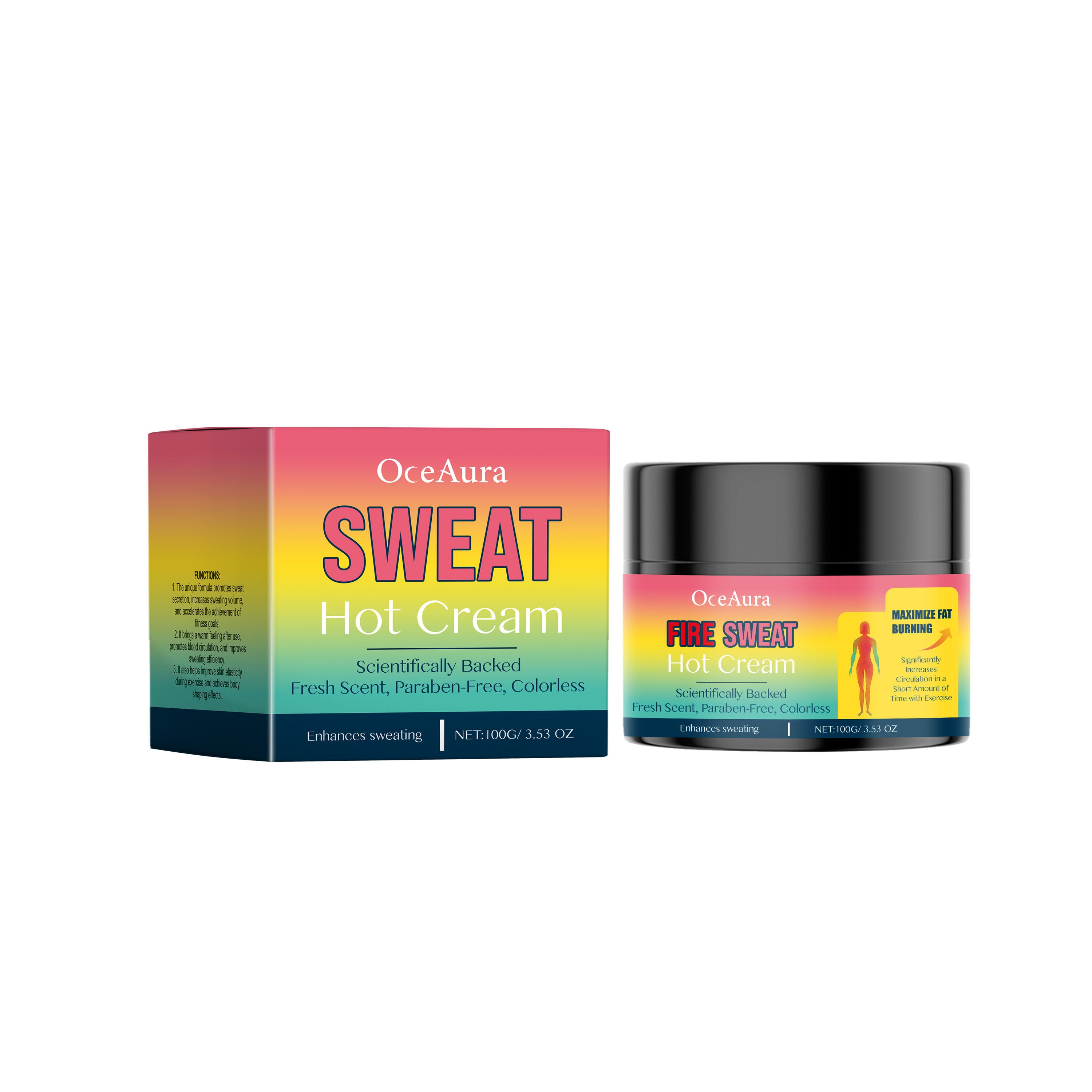 Citrus Mint Body Care Gel, Fat Burning, Skin Firming, Fitness Sweat ,100g