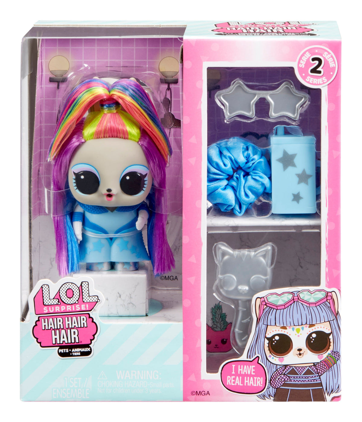 L.O.L. Surprise Hair Pets Asst in PDQ