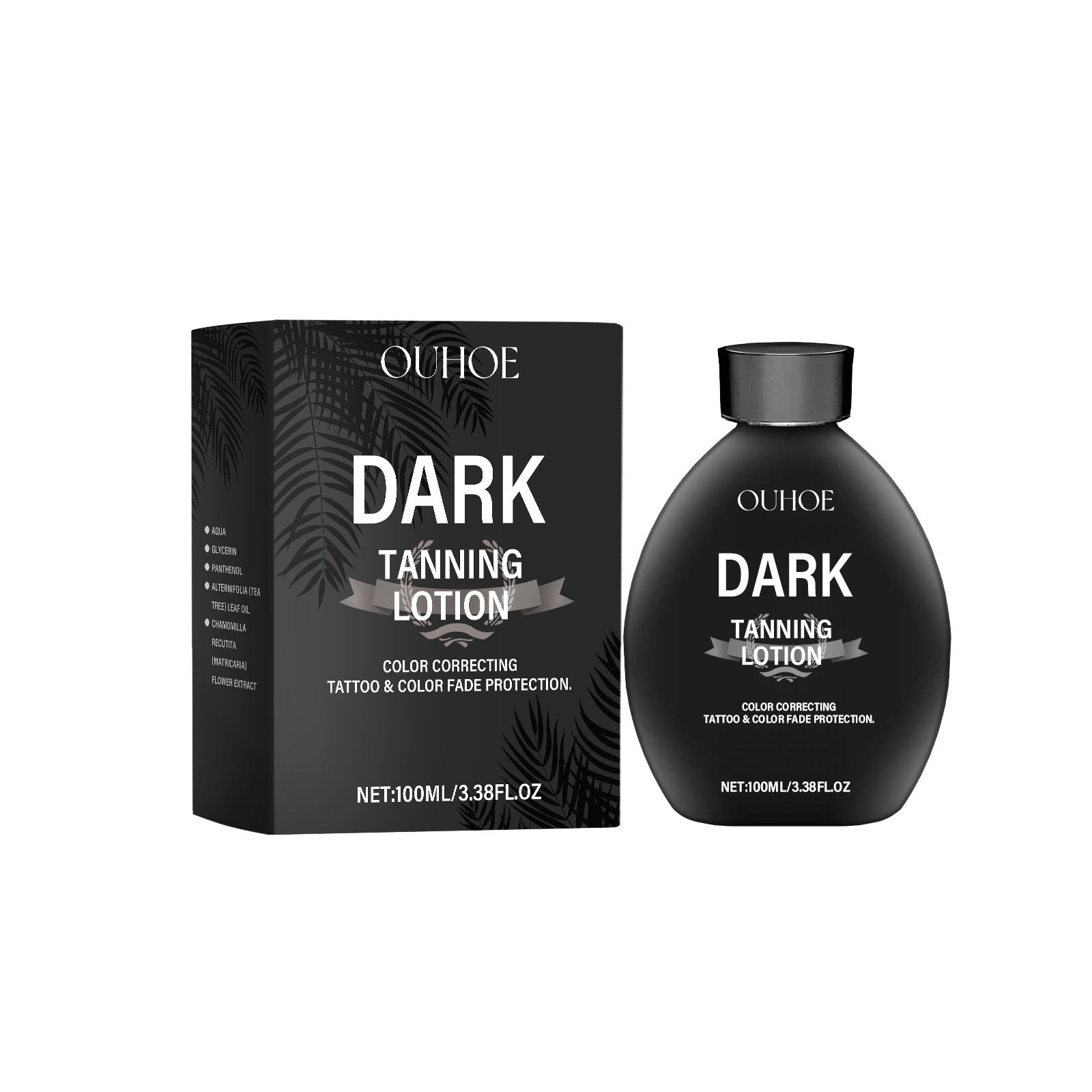 Dark Tanning Lotion, Helps to Tan and Beautify Skin, Summer Sun Relief, Moisturizing, Black Care ,100ml