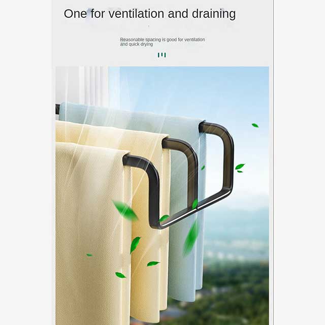 Cloth Hanging Shelf - Space-Saving Organizer for Closet, Home & Bedroom Storage