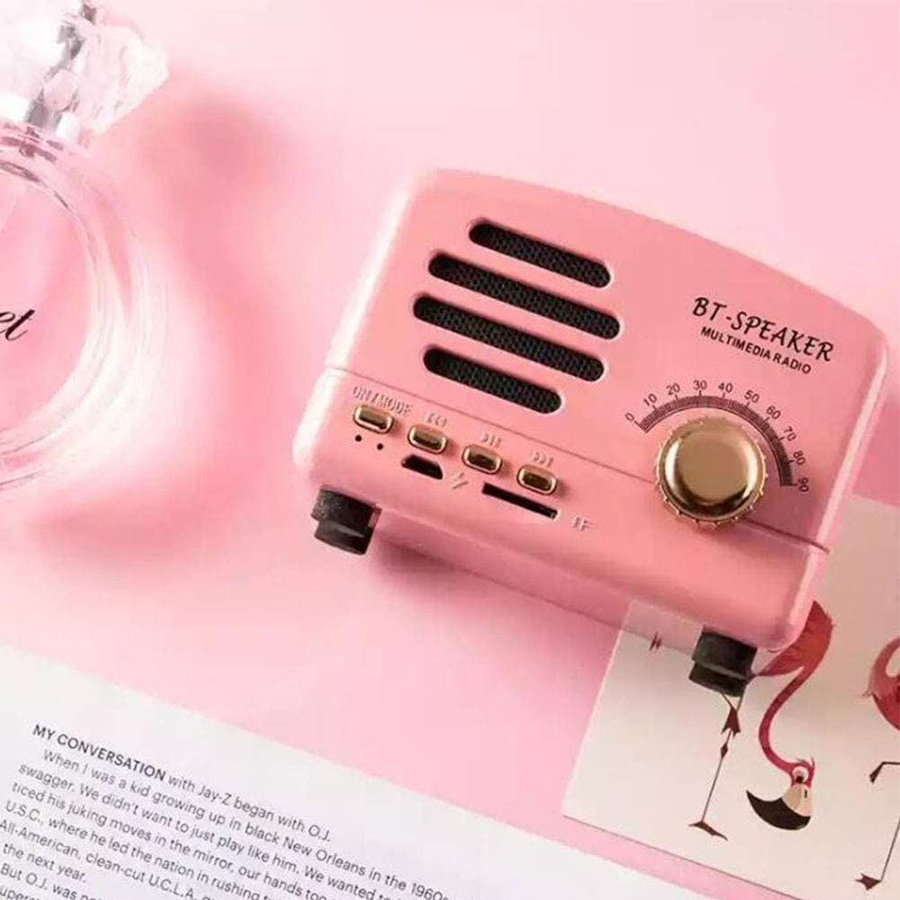 Retro Bluetooth Speaker Portable Wireless Stereo Speaker Mini Vintage AM FM Radio