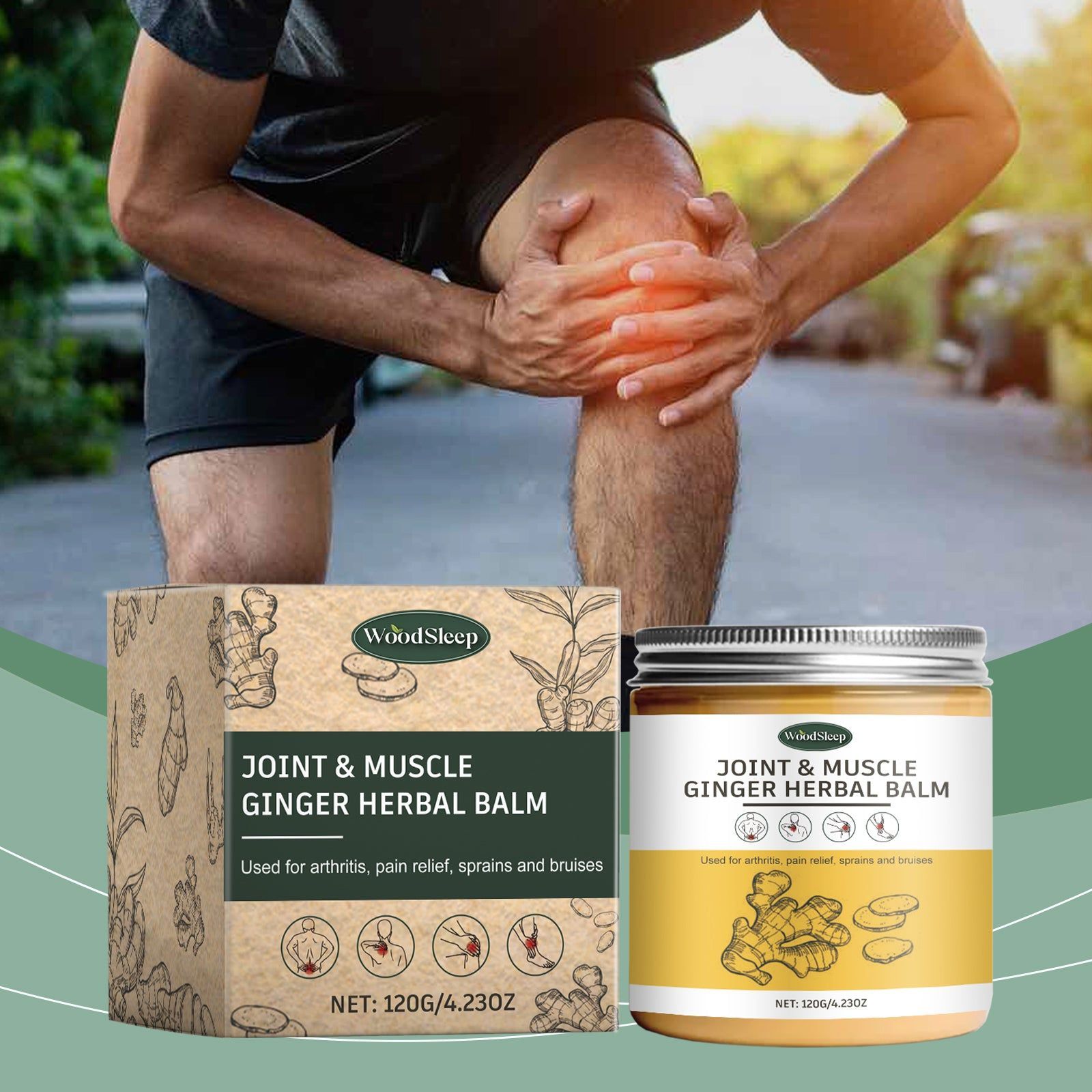 Ginger Joint Care Cream Relieves Soreness, Muscle Pain, Arthritis, Natural Healing ,120g