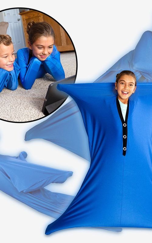 Sensory Body Sock Full-Body Wrap Stretchy Body Sock to Relieve Stress for Adult Children with Autism