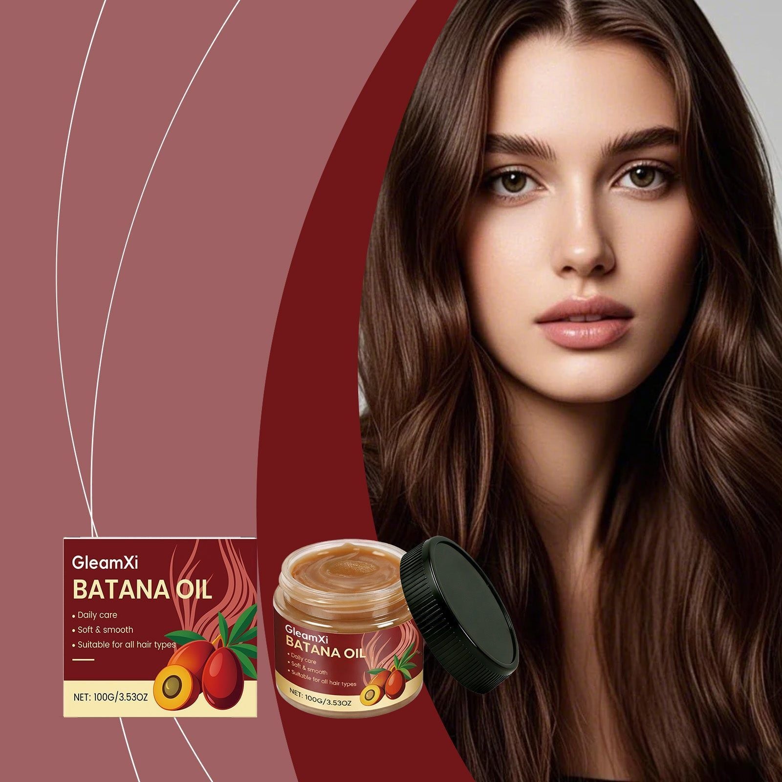 Batana Hair Mask, Deep Nourishing Hair Care, Moisturizes & Smooths ,100g