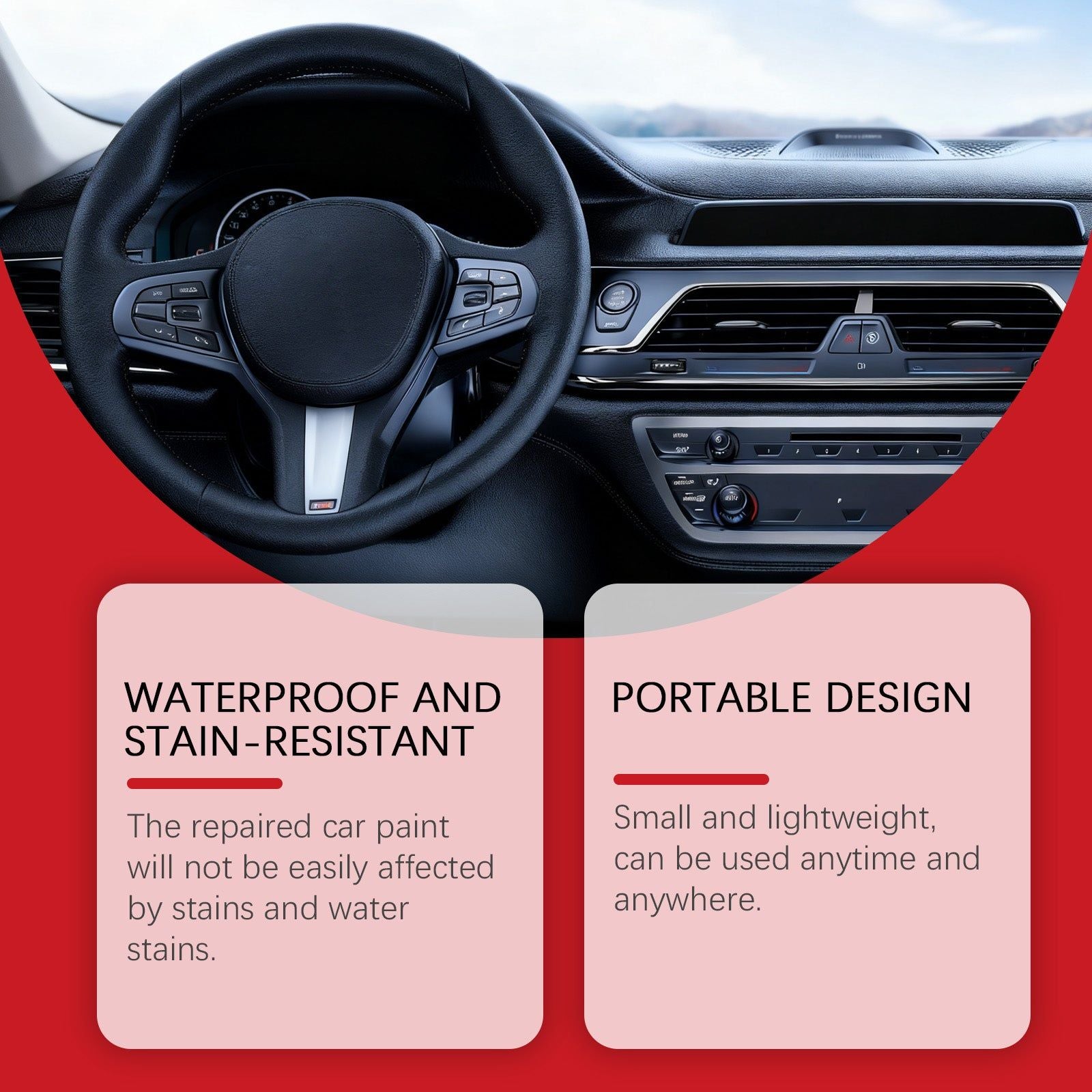 Car Touch-Up Pen, Easy Car Care Scratch Repair, Color Touch-Up Pen ,3ml