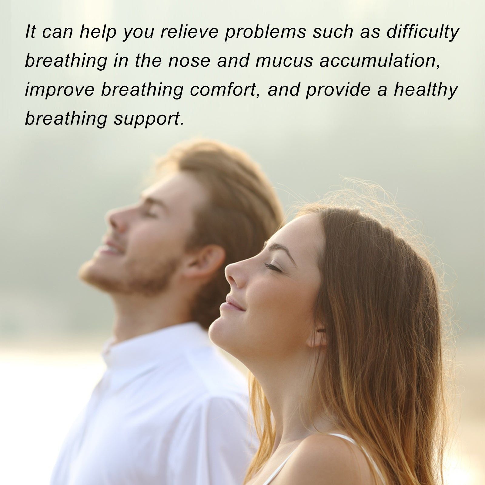 Breathe Easy Nasal Therapy Device, Natural Body Care, Relieve Congestion ,1.8ml