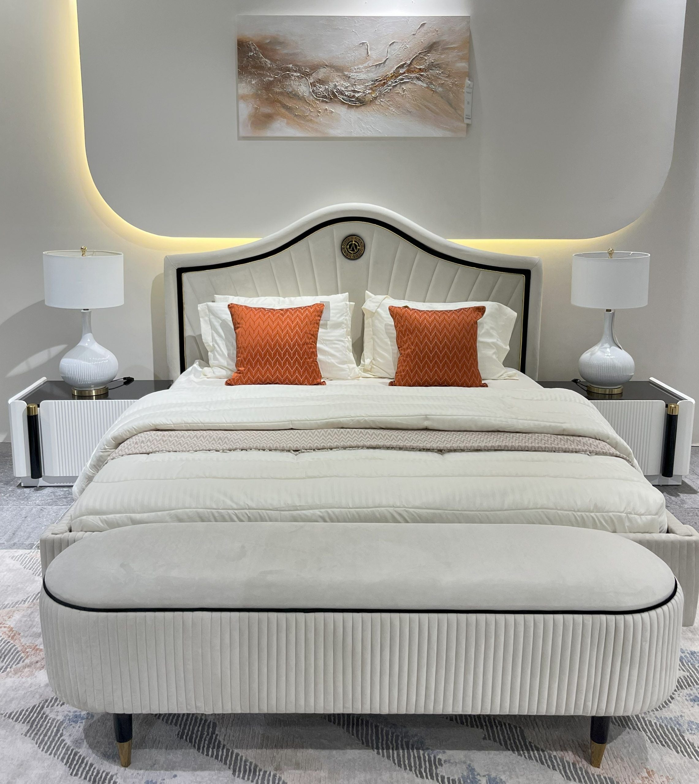 Stella Upholstered King Bedroom Set