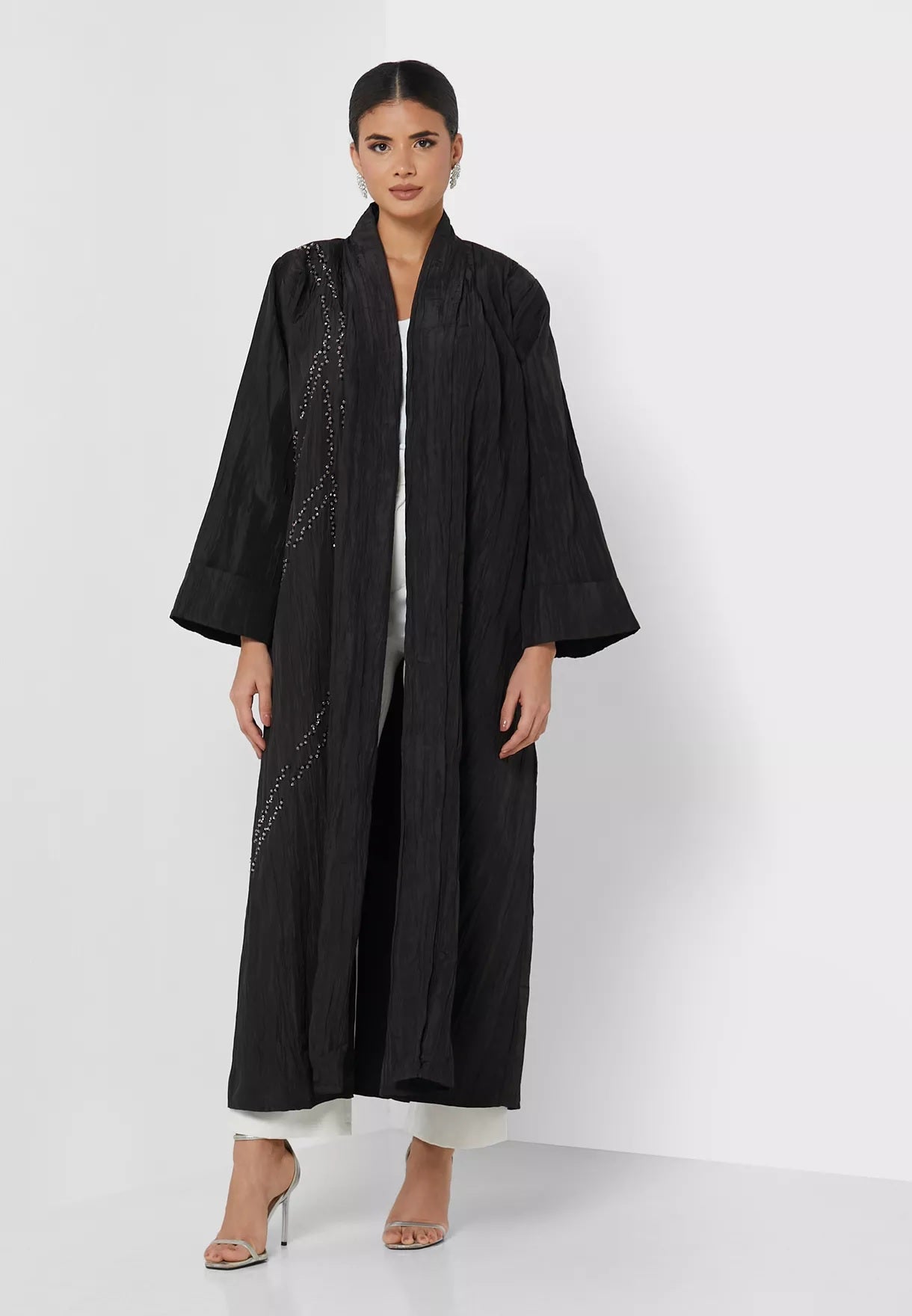 MOiSTREET Classic Black Abaya