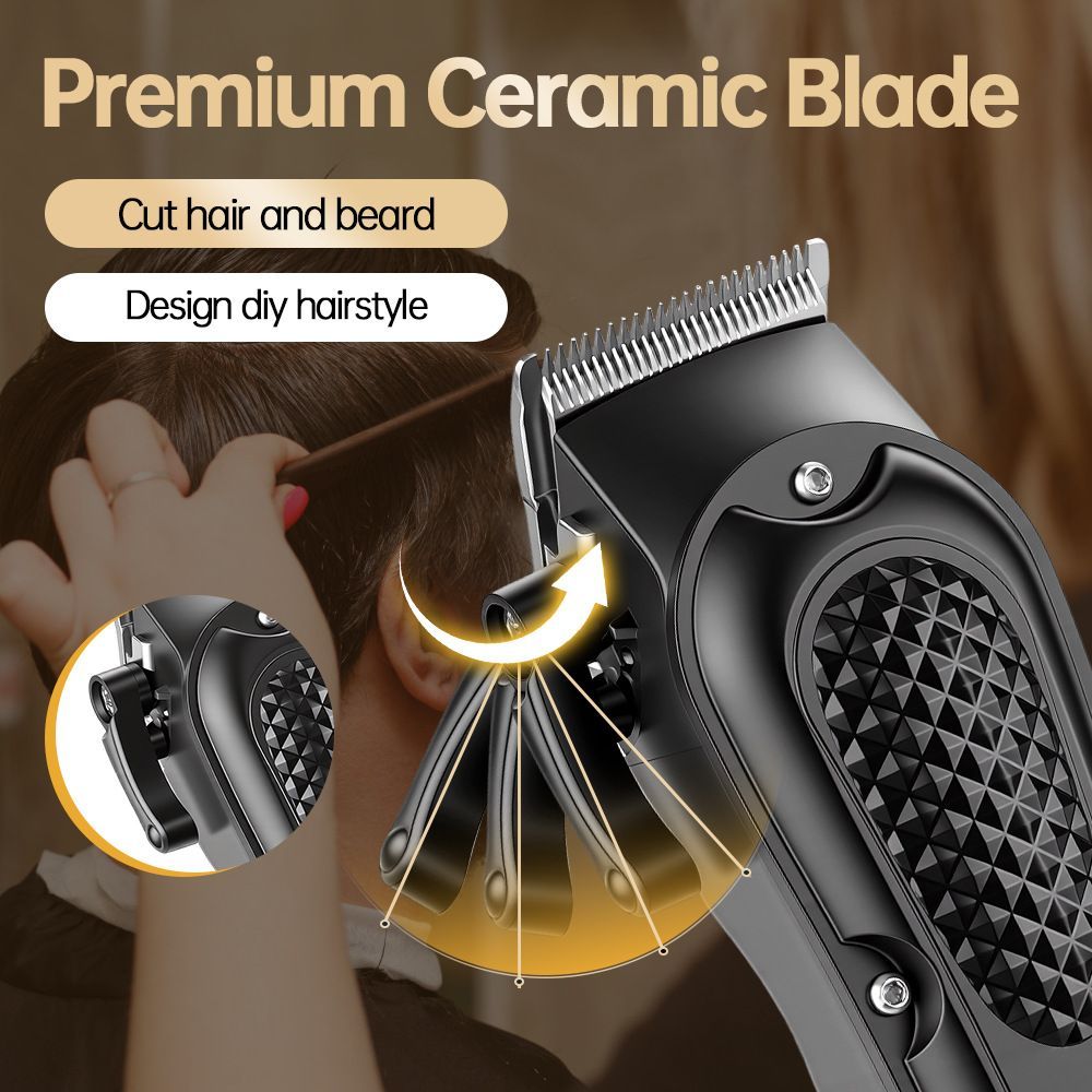 Rechargeable Hair Clipper Trimmer Kit