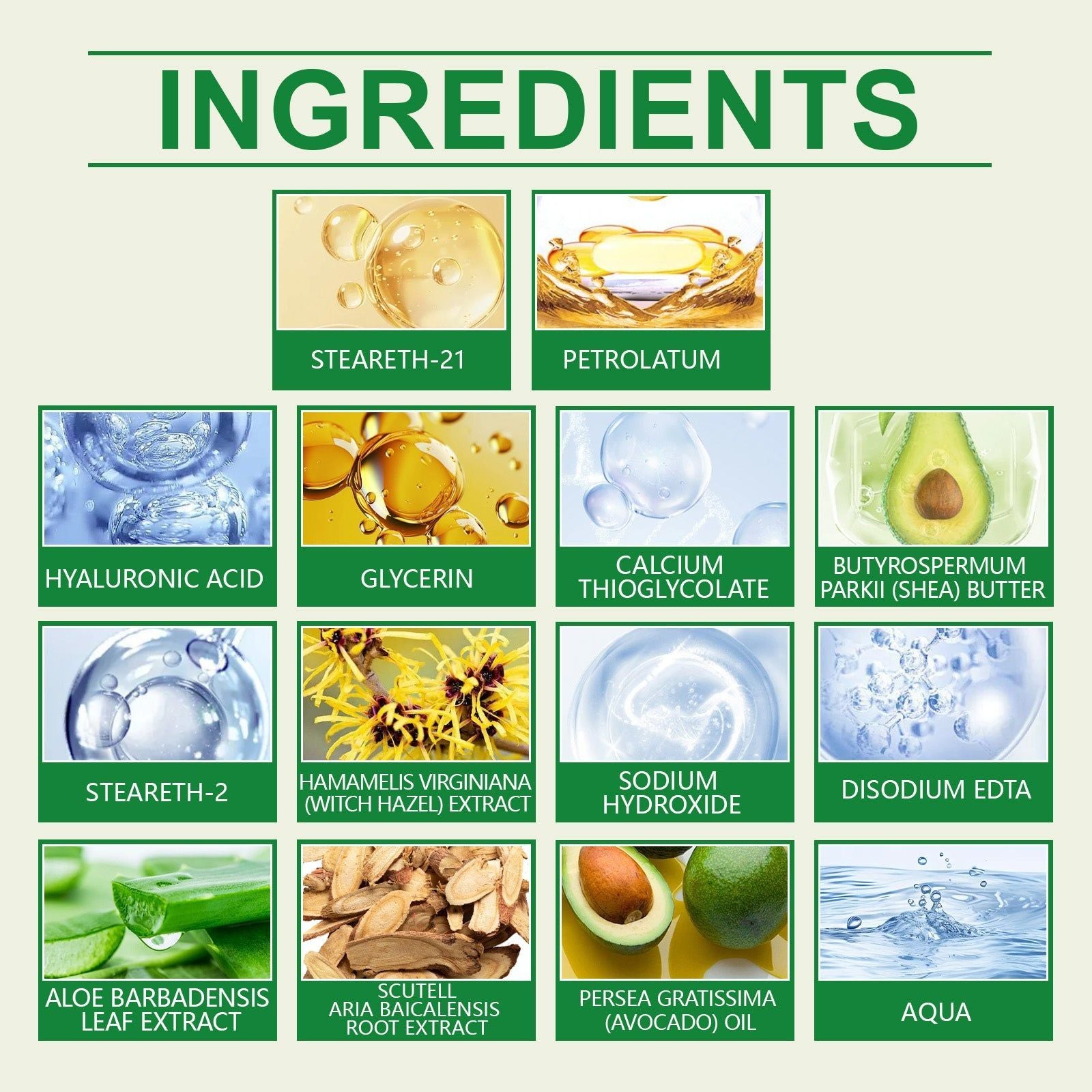 Aloe Vera Hair Removal Cream, Moisturizing, Gentle, Long-Lasting Hair Removal Care ,50g