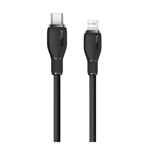 Baseus Pudding Fast Charging Cable USB-C to Lightning 20w 1.2m Cluster Black
