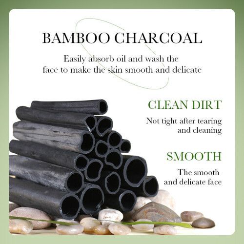 Bamboo Charcoal Blackhead Removal 3-Step T-Zone Pore Care Set - ZOZU49518