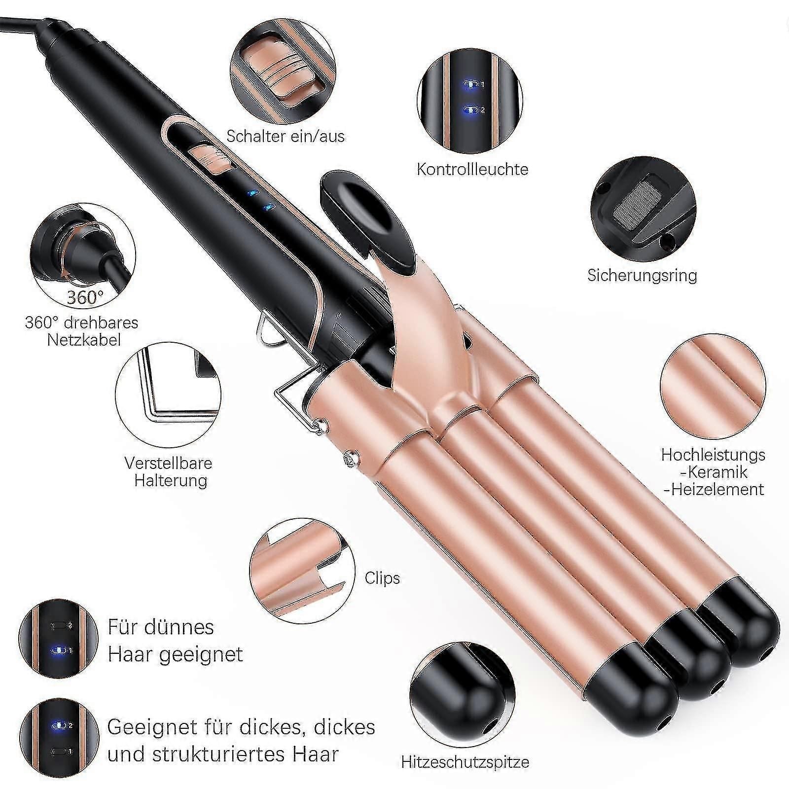 Curling Iron Set 5 In 1 Wave Iron - Curling Irons zxin