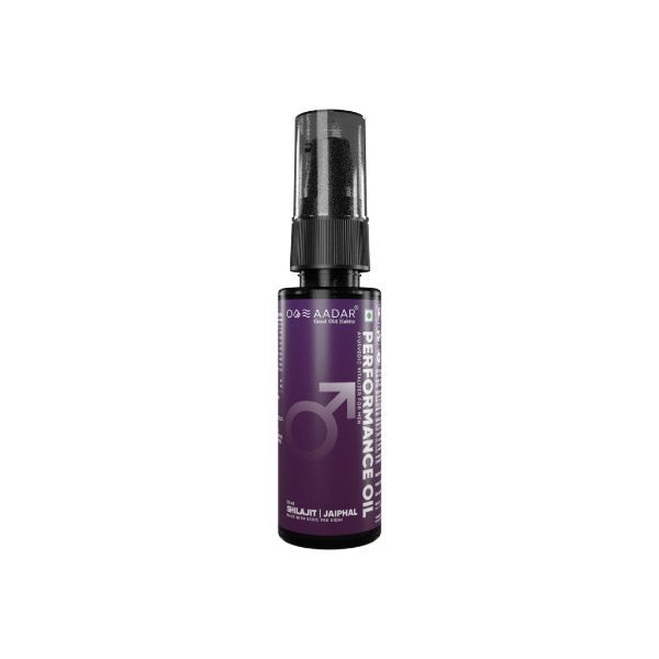 Panchamrit Himalayan Shudh Shilajit Resin 20g + AADAR Performance Oil Stamina Booster for Men (30 ml)