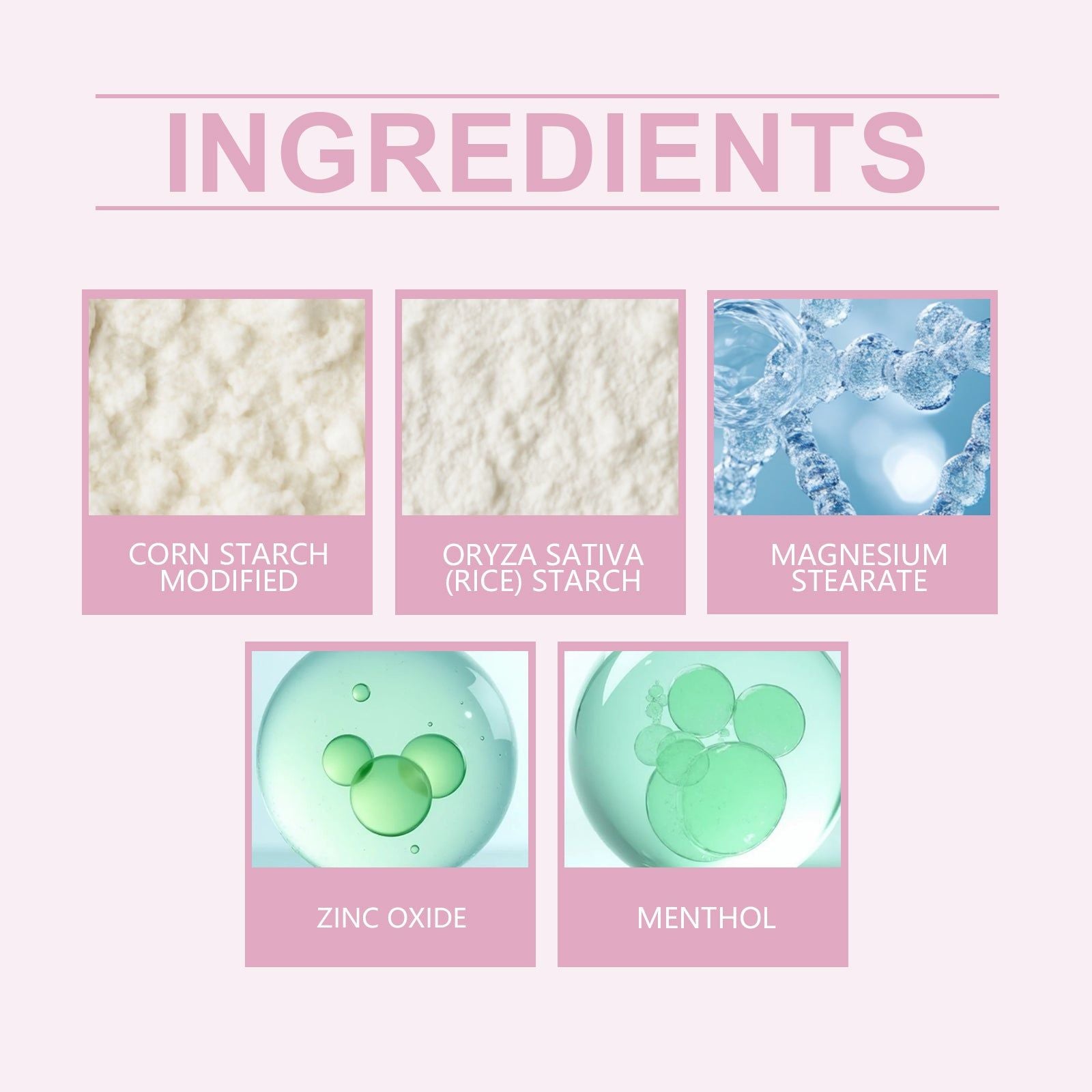 Breathable Skin Talcum Powder, Summer Sweat Protection, Refreshing, Non-Sticky ,100g