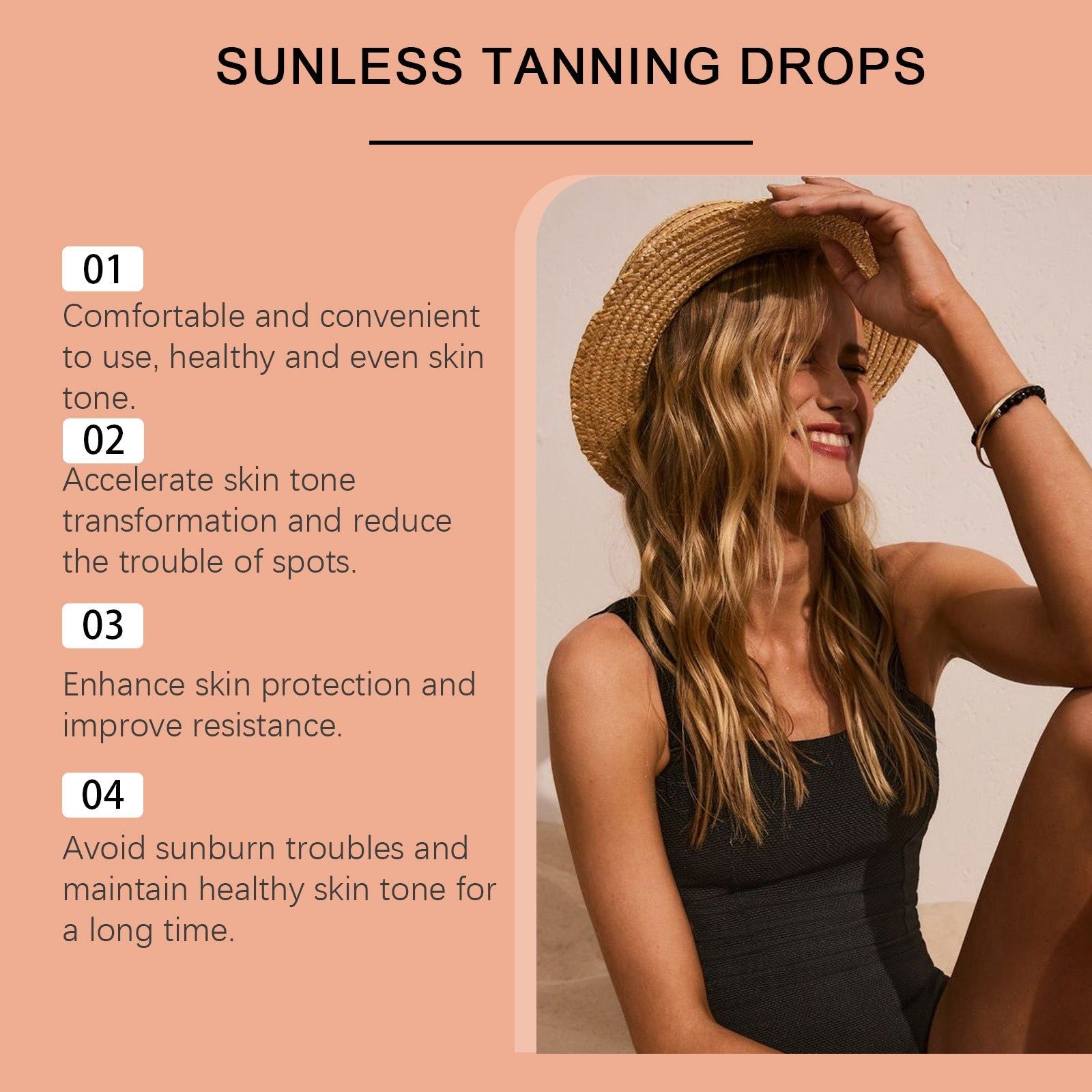 Achieve a Natural Tan with BushAid Tanning Aid Drops, Body Care, Skin Glow ,60ml