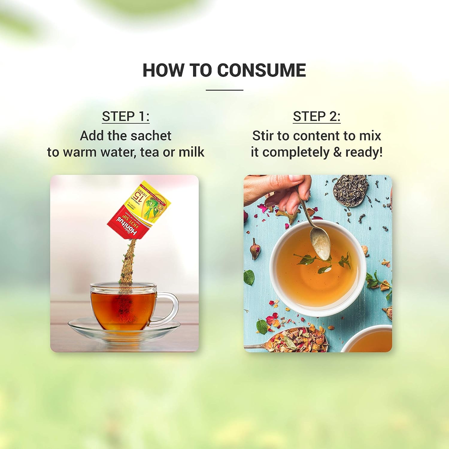 دابور هونيتوس هوت سيب لعلاج السعال والبرد، 10 أكياس