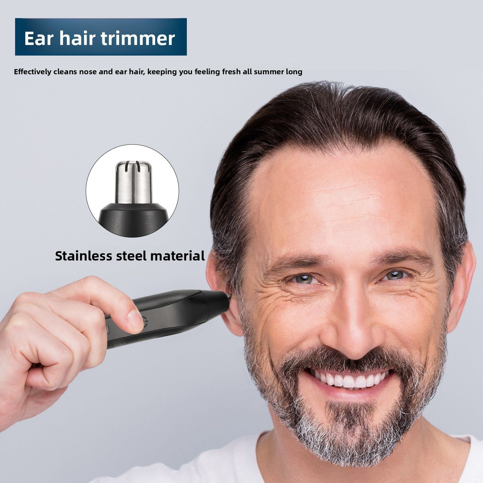 2-in-1 Nose and Eyebrow Trimmer