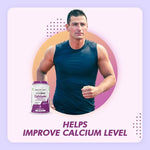 HealthyHey Calcium with Magnesium, Vitamin D3 & Vitamin K2- Mk7 - BoneMax - Bone Health Complex -120 Vegetable Capsules