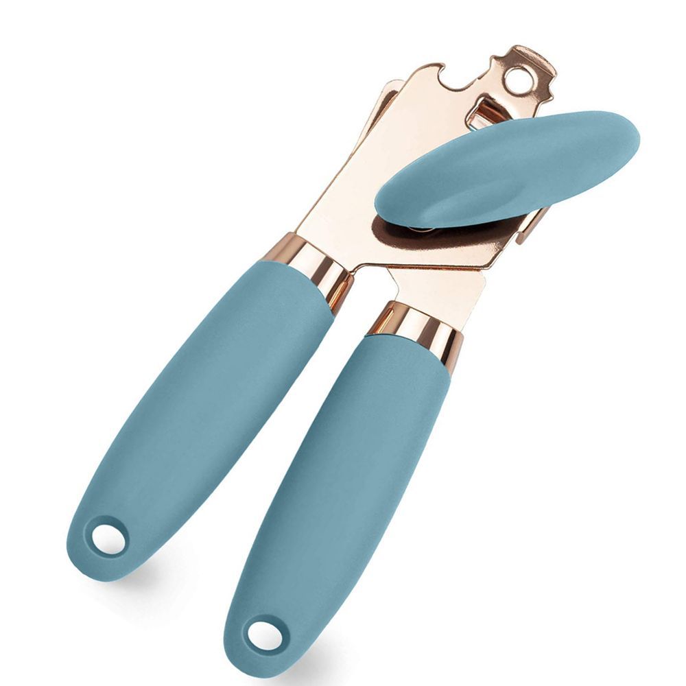 Manual Can Opener With Anti Slip Grip Handheld Smooth Edge Ergonomic