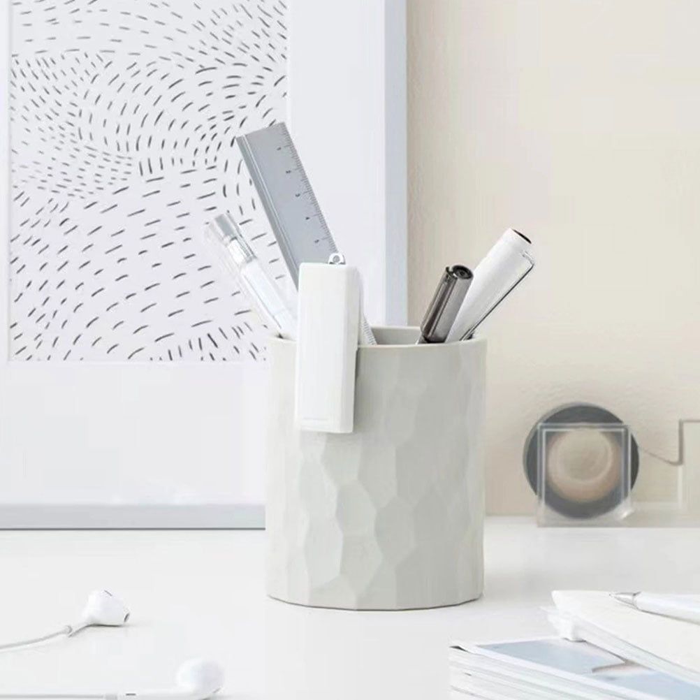 Pen Holder Silicon Pen Cup Pencil Organizer Makeup Brush Pen Holder Office Accessory