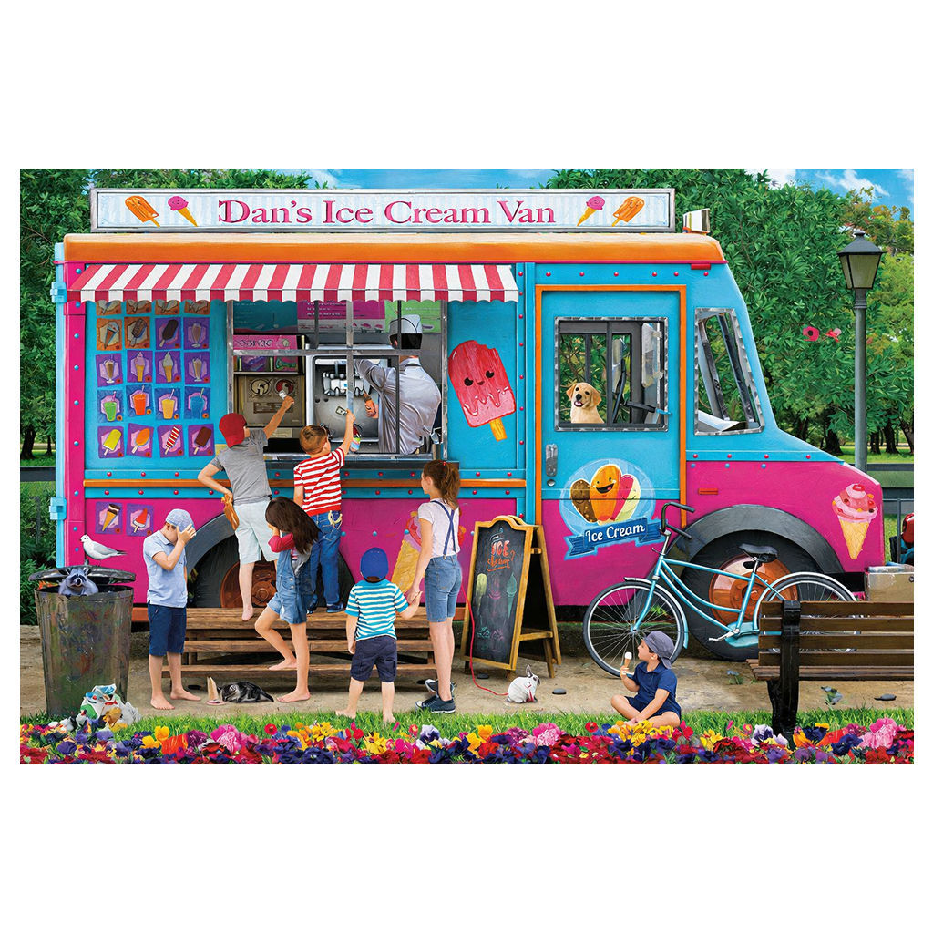 لعبة الألغاز المكونة من 1000 قطعة من Dans Ice Cream Van