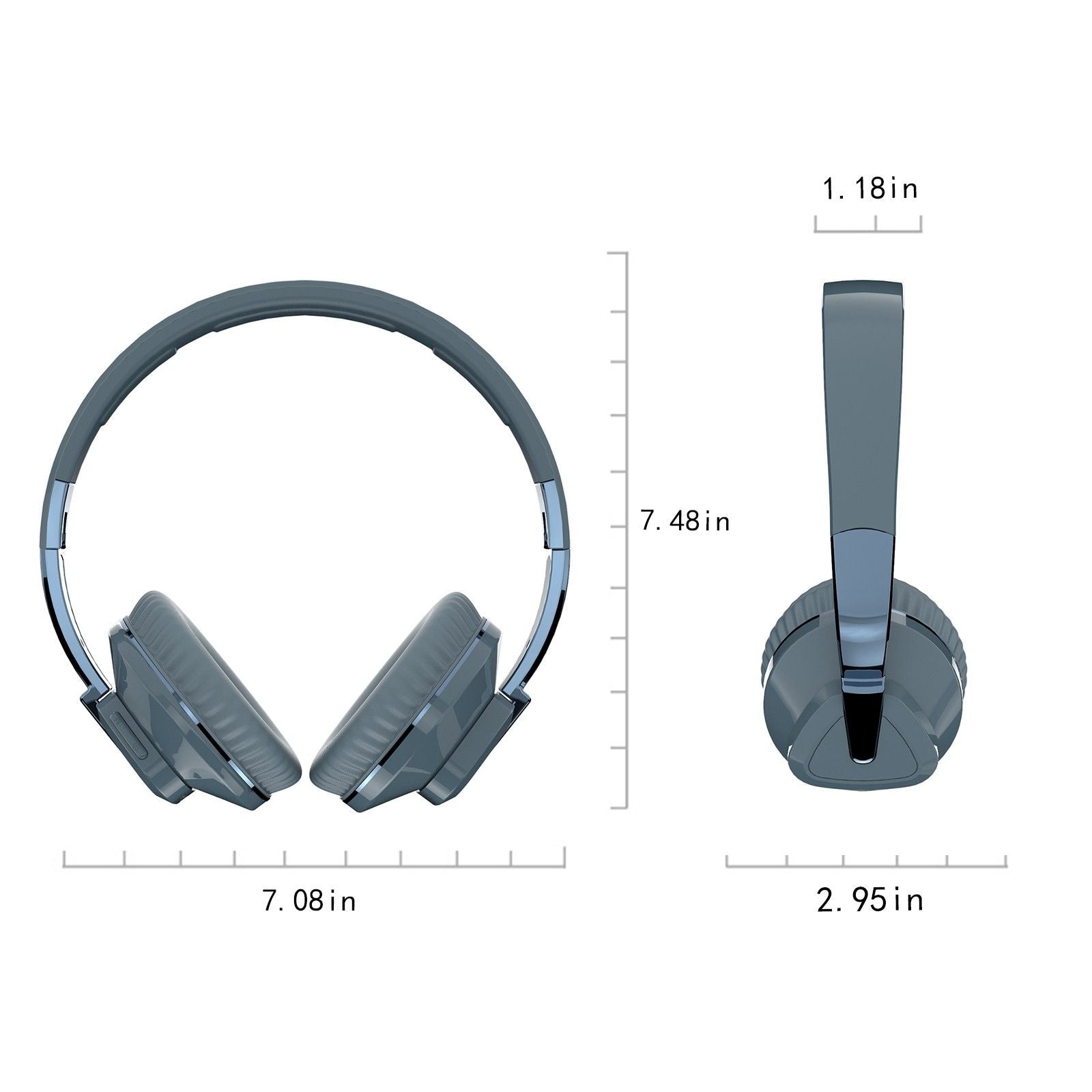 Noise Cancelling Bluetooth Headset Wireless Foldable Gaming Stereo Headphones
