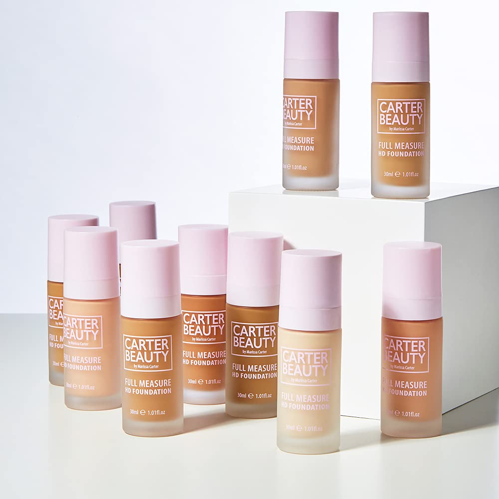 كريم أساس Full Measure HD Foundation - Pecan Pie من Carter Beauty for Women - 1.01 أونصة كريم أساس