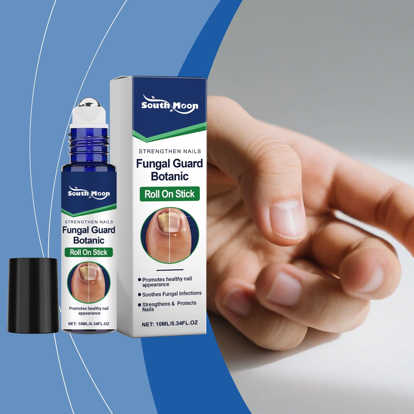 Brighten and Nourish Nails with Nail Care Ball, Fungal Treatment, Portable Daily Liquid ,10ml