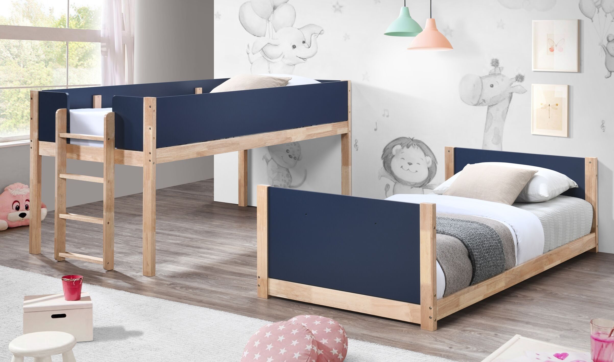 Twin Bunk Bed #MG0900-30-TTB