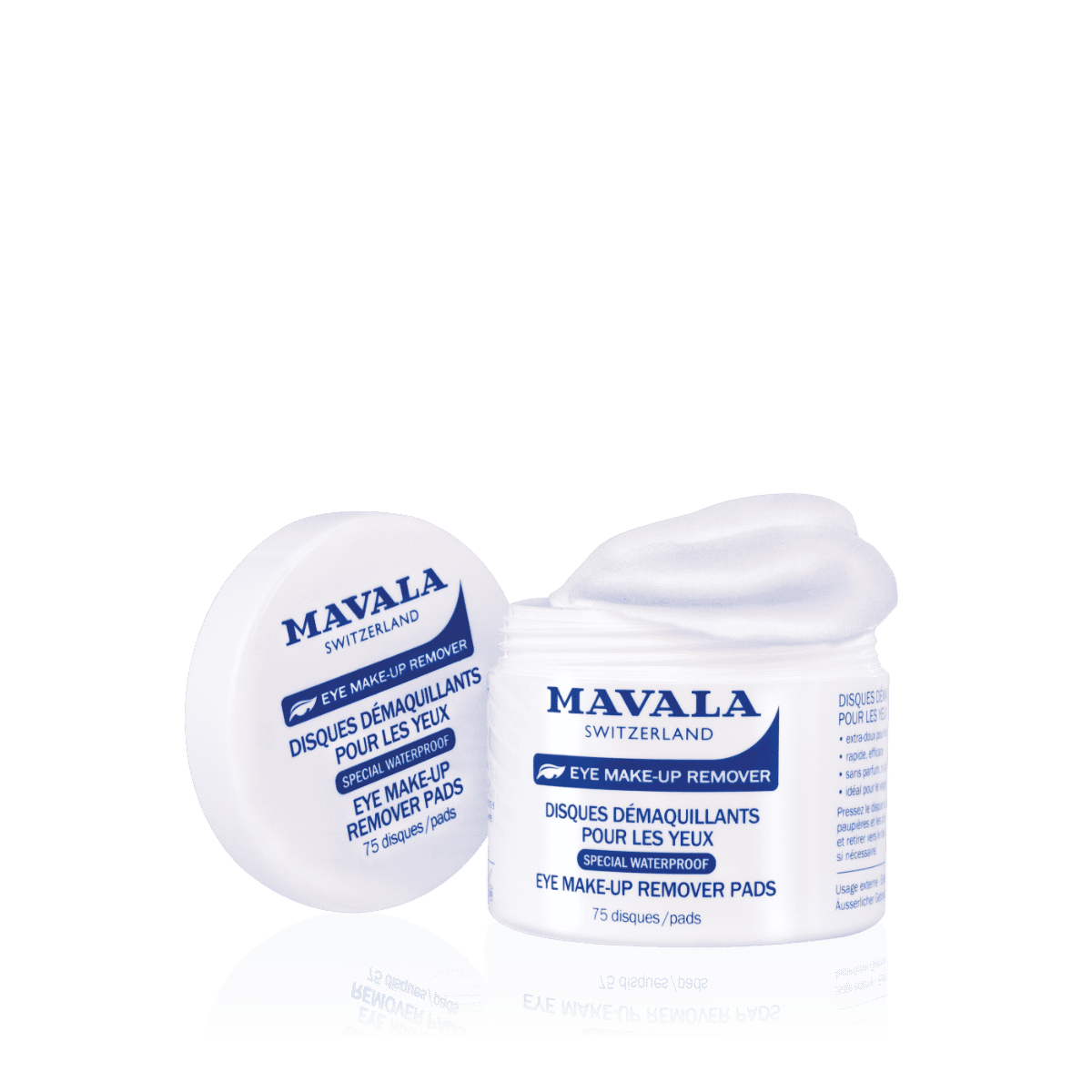 Mavala Eye Make up Remover Pads, 75pcs