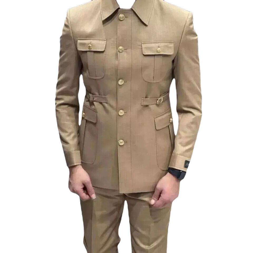 Safari Suit for Men Vintage Style, Timeless Explorer's Attire Ideal Gift